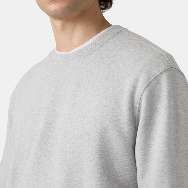 POLERON HOMBRE THE ORIGINAL CREW GRIS LEVIS 35909-0082 - 4
