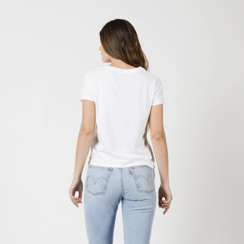 POLERA MUJER PERFECT VNECK BLANCO LEVIS 85341-0048 - 3