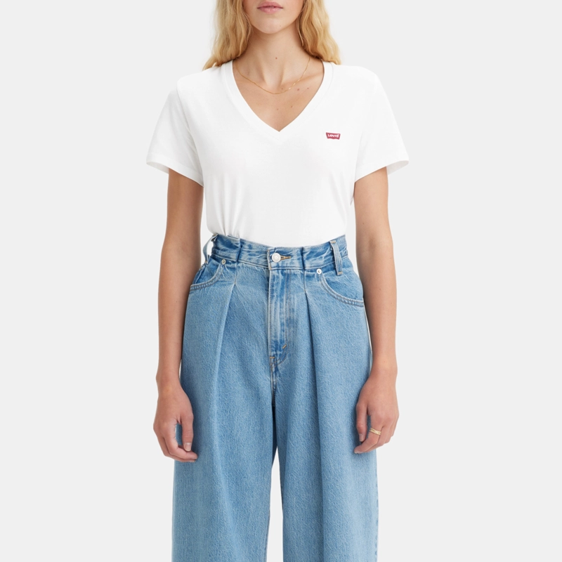 POLERA MUJER PERFECT VNECK BLANCO LEVIS 85341-0048 - 3