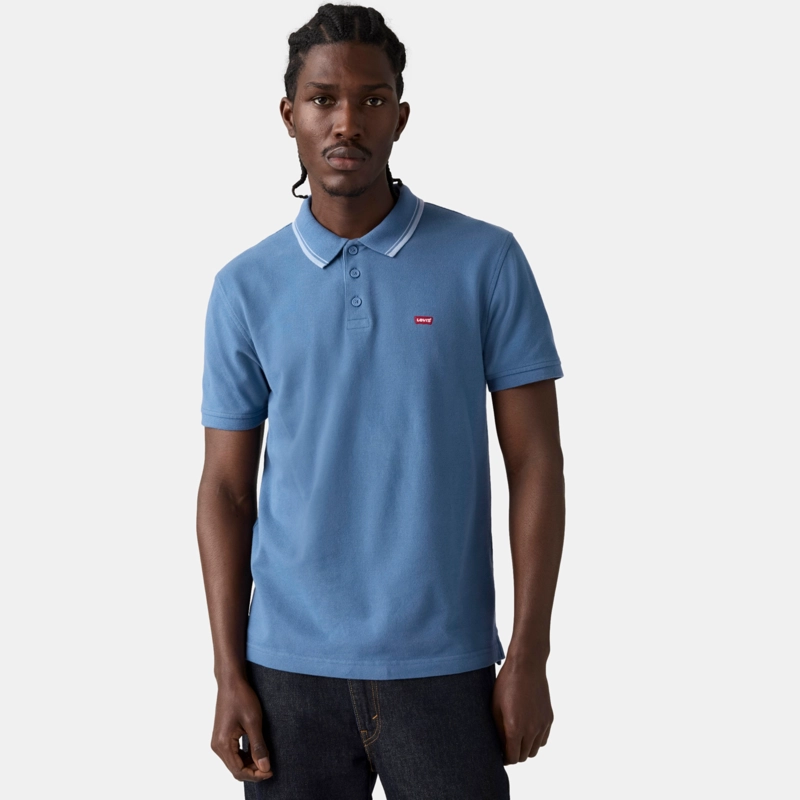 POLERA HOMBRE POLO AZUL LEVIS 35883-0414 - 4