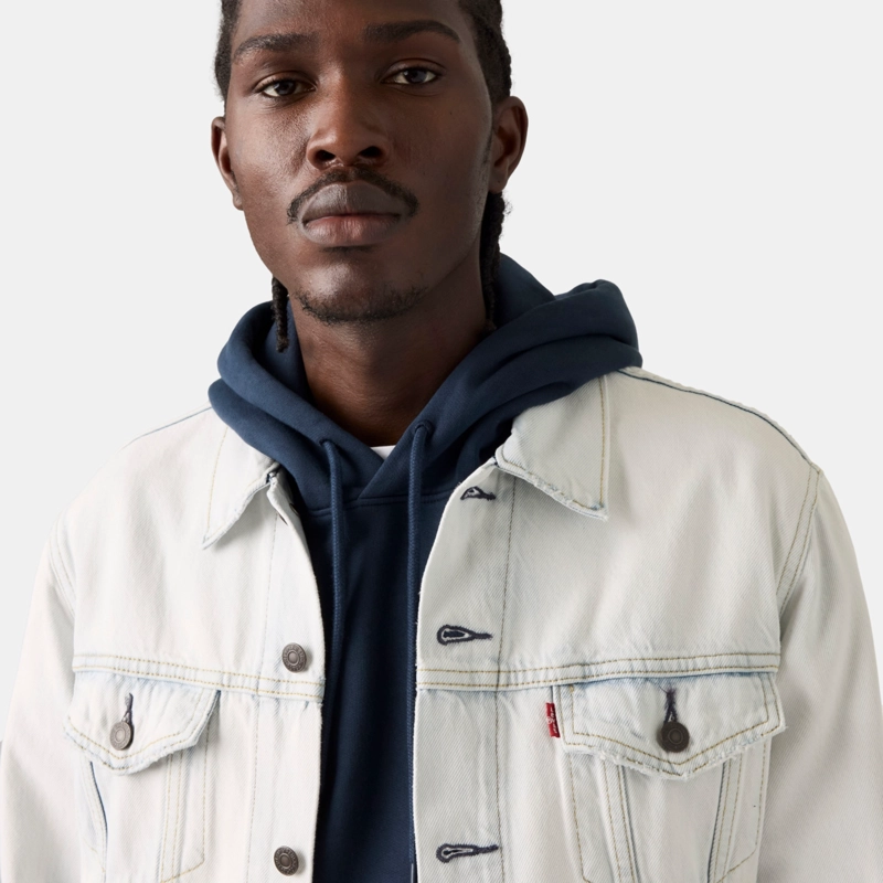 CHAQUETA HOMBRE THE TRUCKER JACKET CELESTE LEVIS 72334-0812 - 4