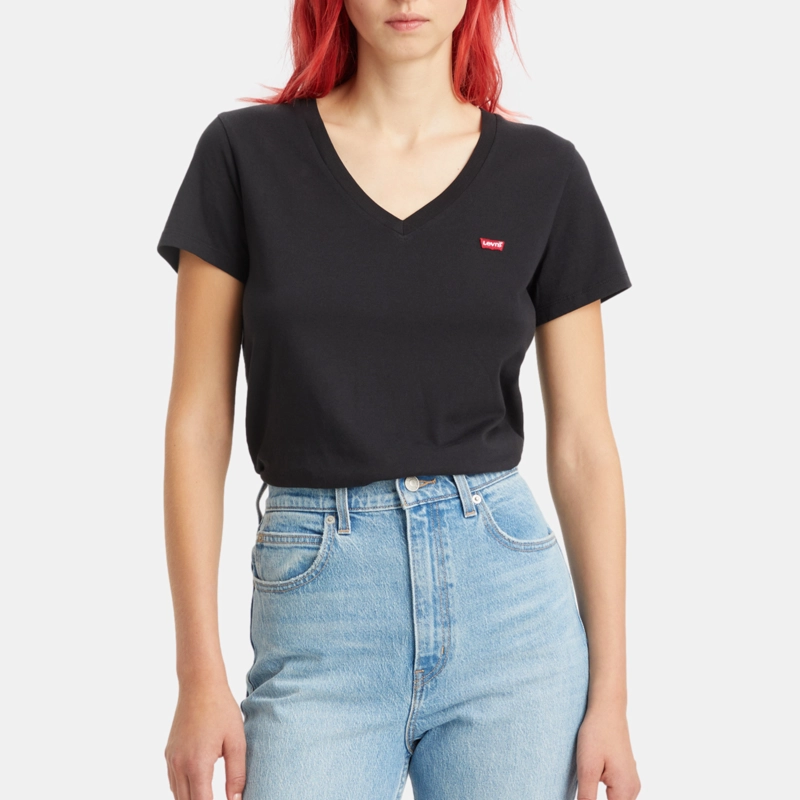 POLERA MUJER PERFECT VNECK NEGRO LEVIS 85341-0049 - 2
