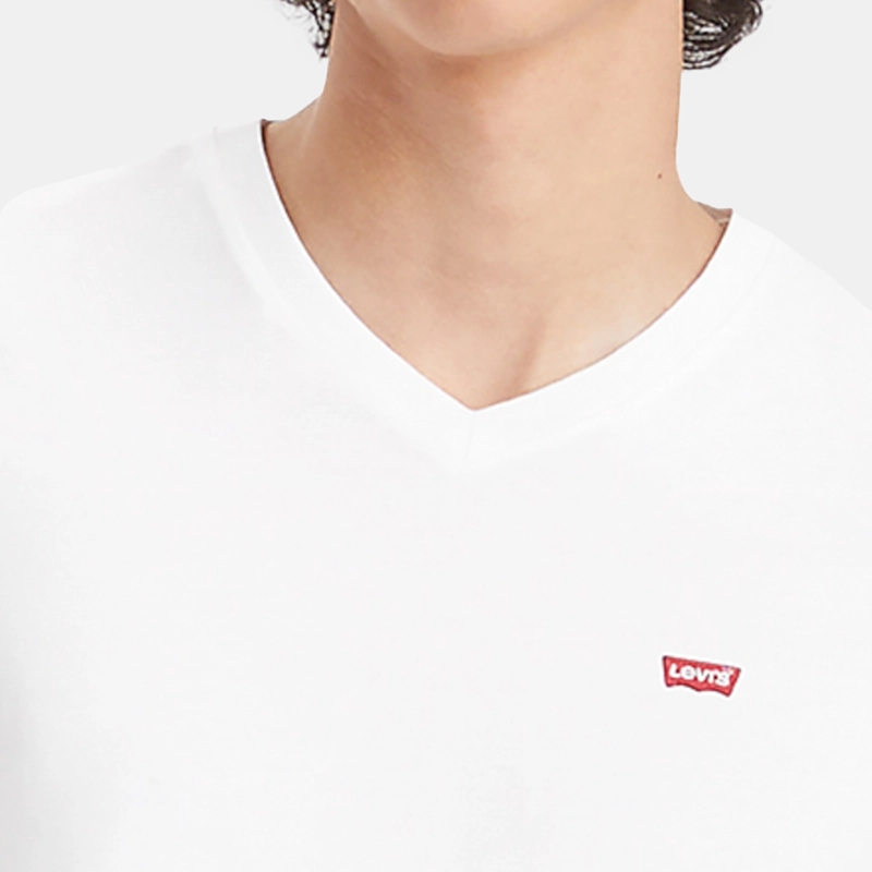 POLERA HOMBRE CLASSIC V NECK TEE BLANCO LEVIS A7280-0000 - 3