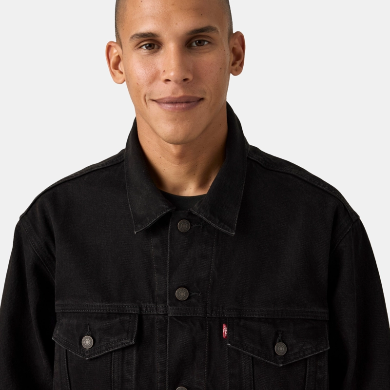 CHAQUETA HOMBRE RELAXED FIT TRUCKER NEGRO LEVIS A5782-0106 - 4