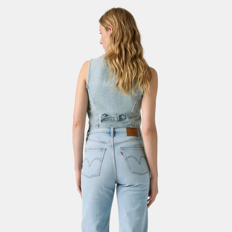 CHAQUETA MUJER TAILORED VEST DENIM AZUL LEVIS A8749-0017 - 2