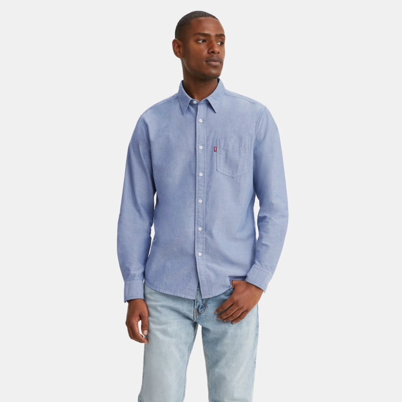 CAMISA HOMBRE CLASSIC 1 PKT STANDARD AZUL LEVIS 85748-0059 - 3