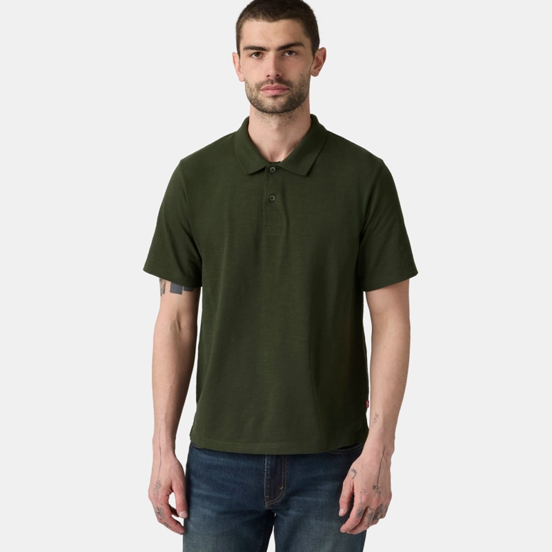 POLERA HOMBRE MERRITT JERSEY POLO VERDE LEVIS 003O8-0027 - 3