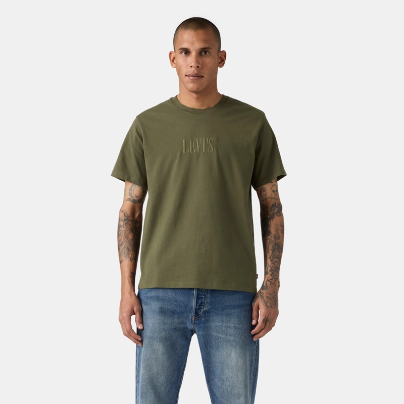 POLERA HOMBRE GRAPHIC CREWNECK TEE VERDE LEVIS 22491-2184 - 1