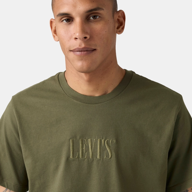 POLERA HOMBRE GRAPHIC CREWNECK TEE VERDE LEVIS 22491-2184 - 4