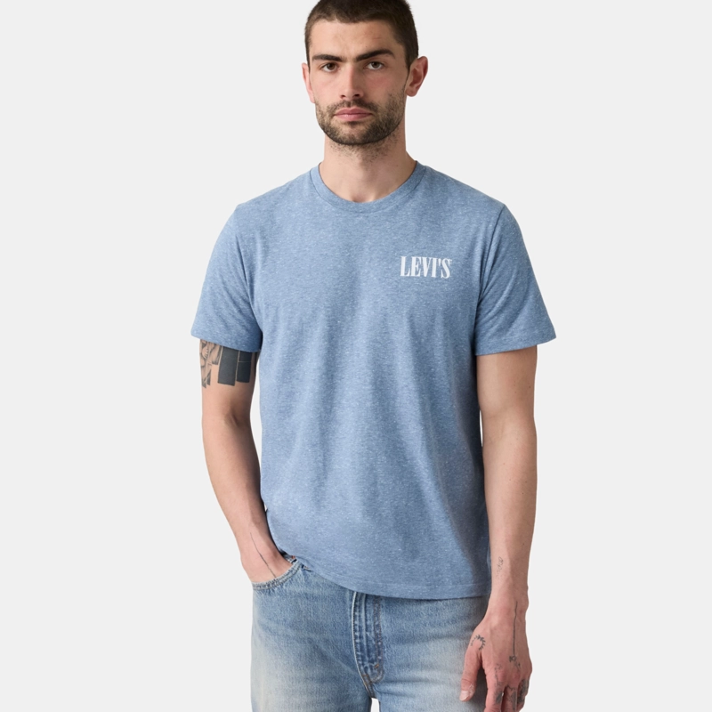 POLERA HOMBRE GRAPHIC CREWNECK TEE AZUL LEVIS 22491-2159 - 3