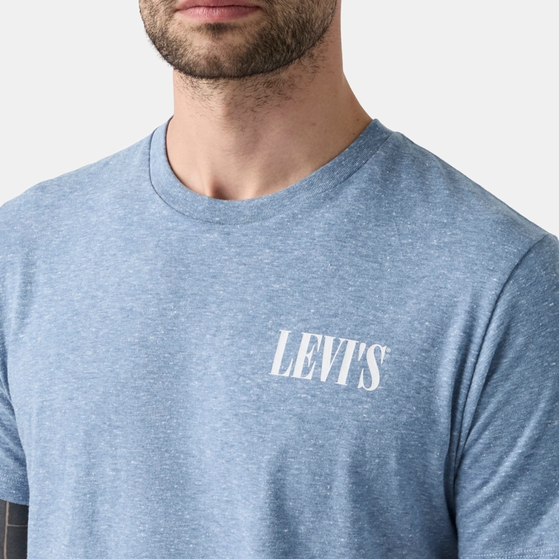 POLERA HOMBRE GRAPHIC CREWNECK TEE AZUL LEVIS 22491-2159 - 4