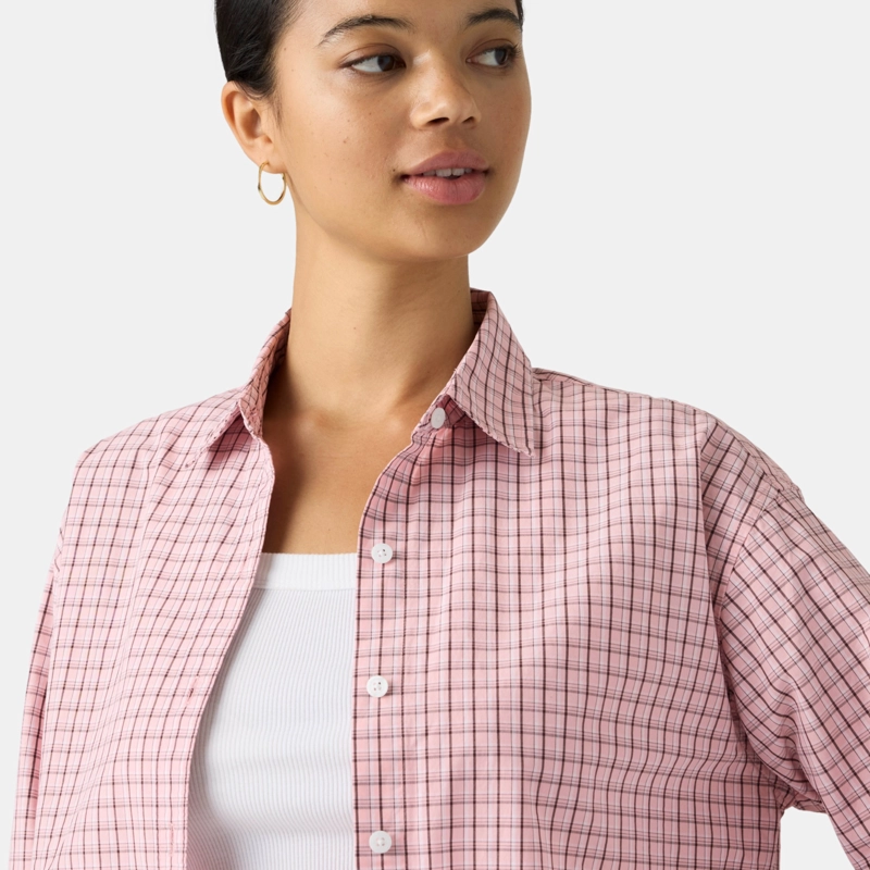 BLUSA MUJER CROPPED HARLIE SHIRT ROSADO LEVIS 003P2-0013 - 4