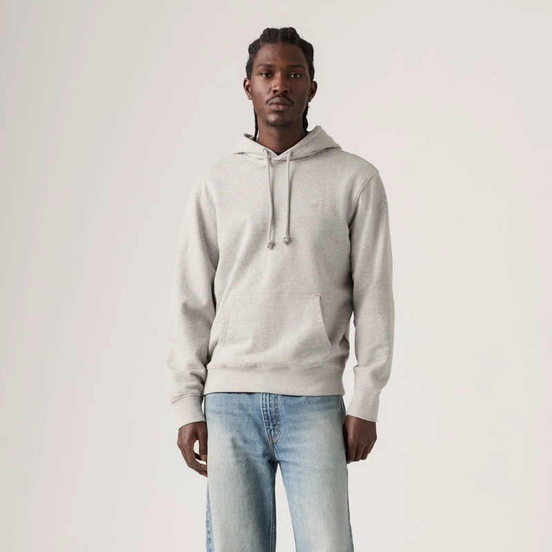 POLERON HOMBRE THE ORIGINAL HOODIE GRIS LEVIS 34581-0063 - 1