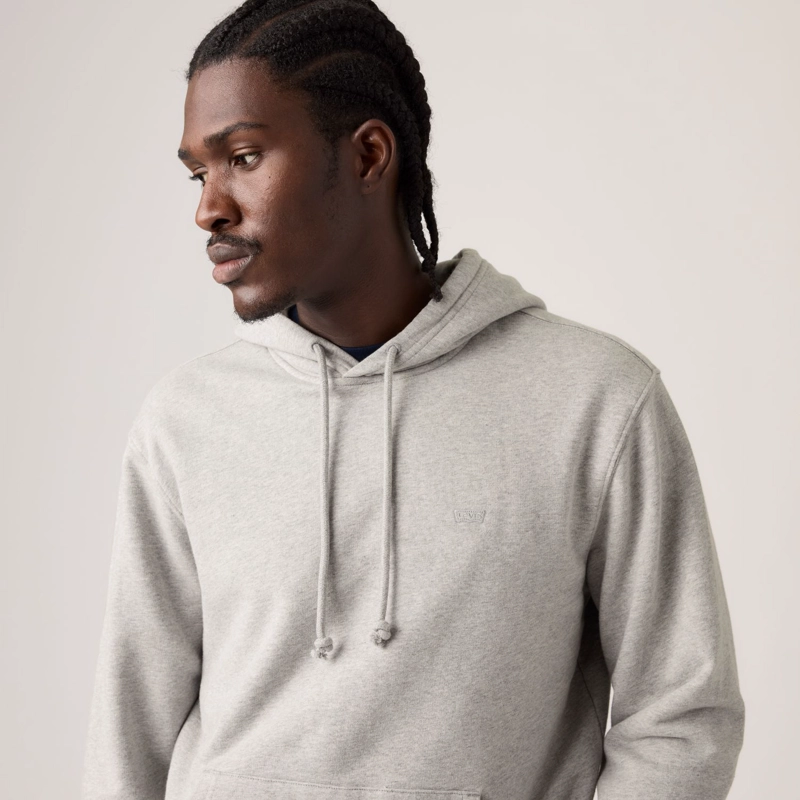 POLERON HOMBRE THE ORIGINAL HOODIE GRIS LEVIS 34581-0063 - 4