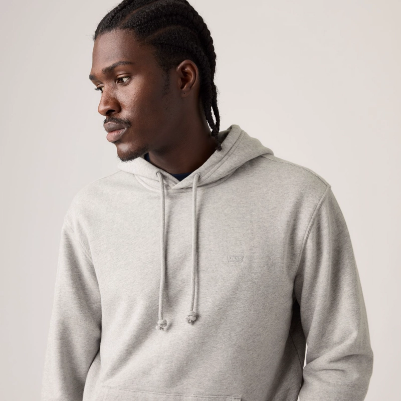 POLERON HOMBRE THE ORIGINAL HOODIE GRIS LEVIS 34581-0063 - 4
