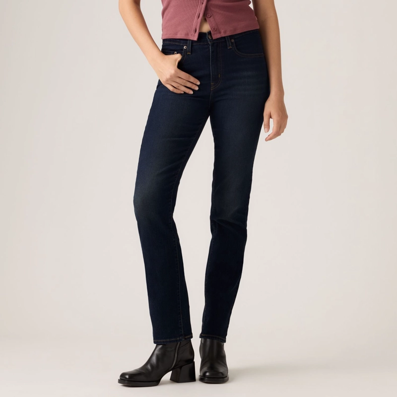 JEANS MUJER 724 HIGH RISE STRAIGHT AZUL LEVIS 18883-0456 - 1