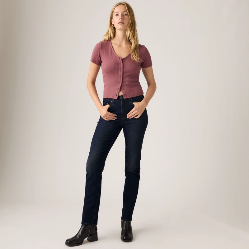 JEANS MUJER 724 HIGH RISE STRAIGHT AZUL LEVIS 18883-0456 - 2