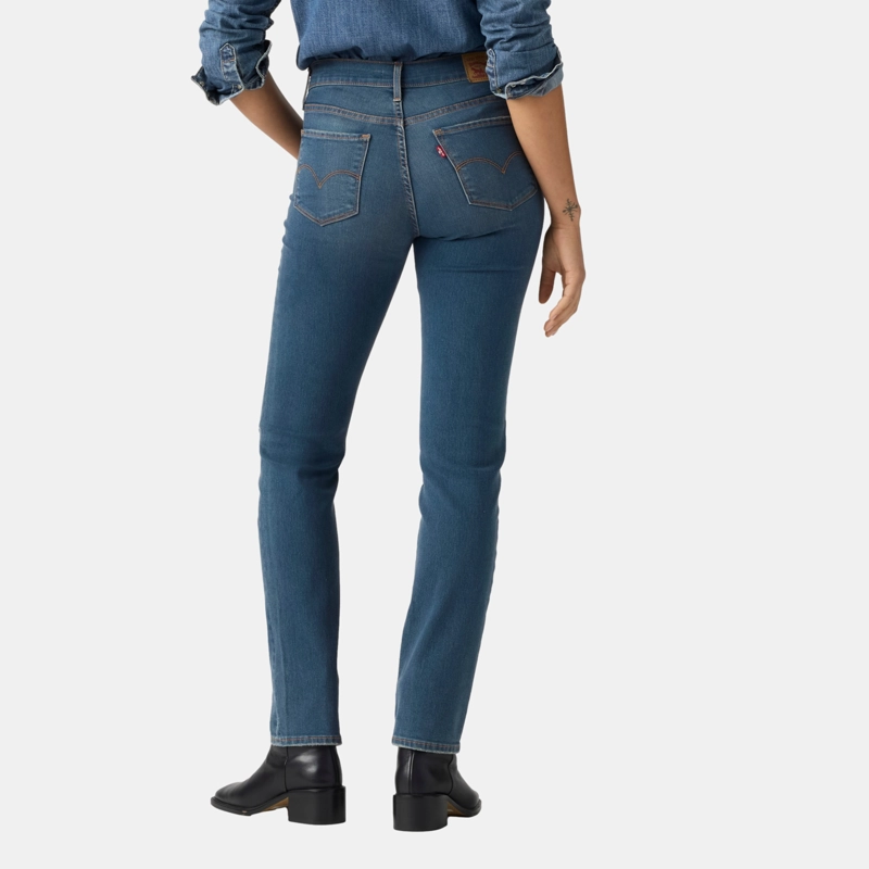 JEANS MUJER 314 SHAPING STRAIGHT AZUL LEVIS 19631-0330 - 4