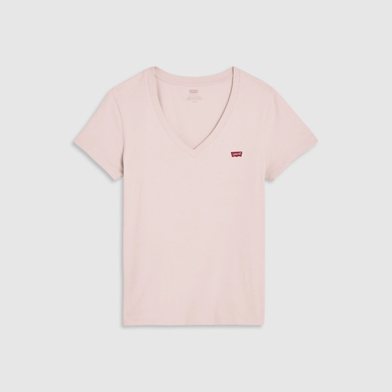 POLERA MUJER PERFECT VNECK ROSADO LEVIS 85341-0130 - 5