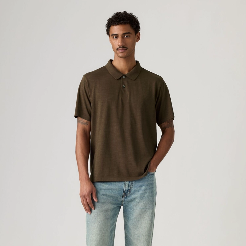 POLERA HOMBRE MERRITT JERSEY POLO CAFE  LEVIS 003O8-0031 - 1