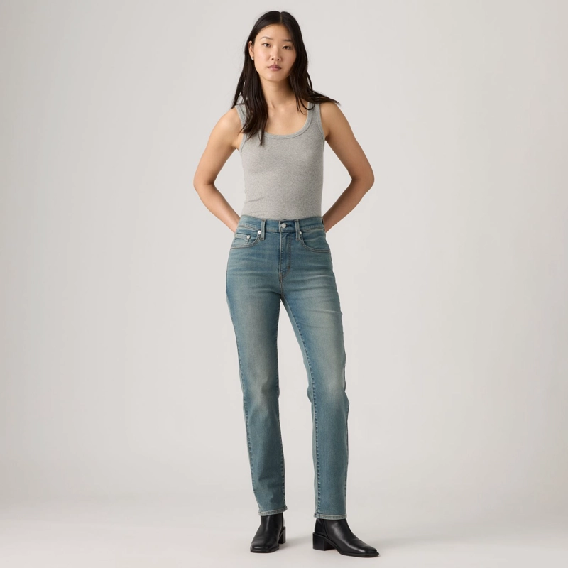 JEANS MUJER 724 HIGH RISE STRAIGHT AZUL LEVIS 18883-0485 - 2