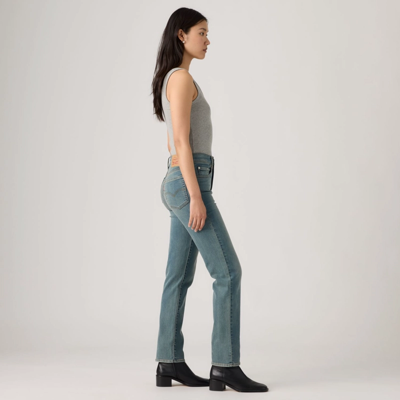 JEANS MUJER 724 HIGH RISE STRAIGHT AZUL LEVIS 18883-0485 - 3