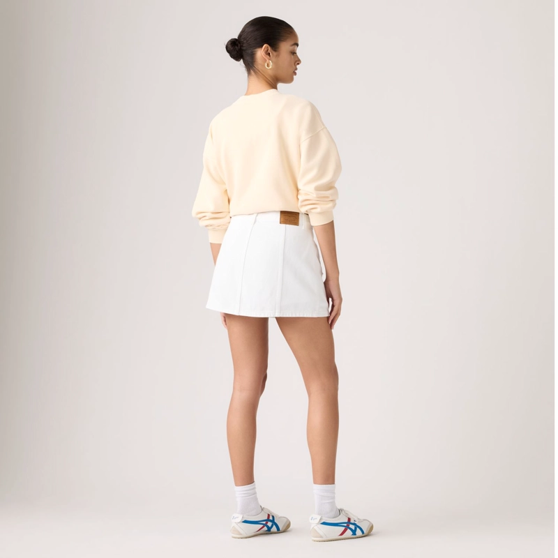 FALDA MUJER BUTTON FRONT SKORT BLANCO LEVIS 005NA-0001 - 4