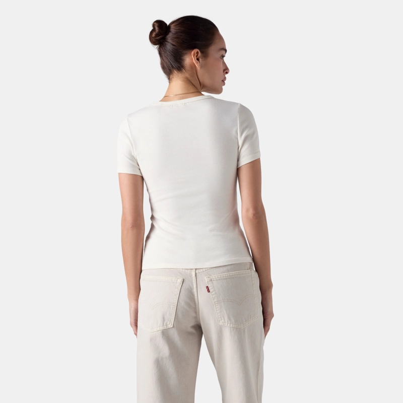POLERA MUJER GR HAYES SS TEE CREMA LEVIS 008A8-0009 - 2