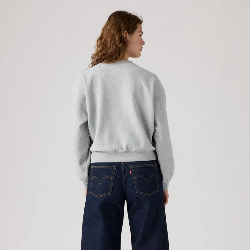 POLERON MUJER VINTAGE BOXY CREW GRIS LEVIS 005OZ-0026 - 2
