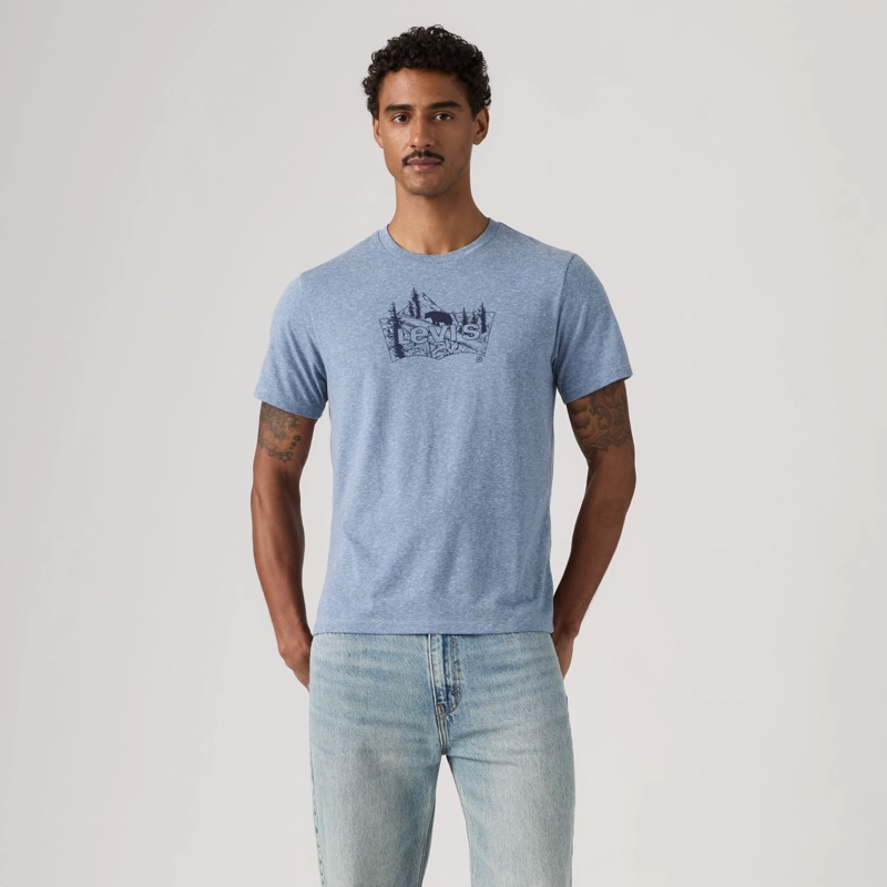 POLERA HOMBRE GRAPHIC CREWNECK TEE AZUL LEVIS 22491-2151 - 1