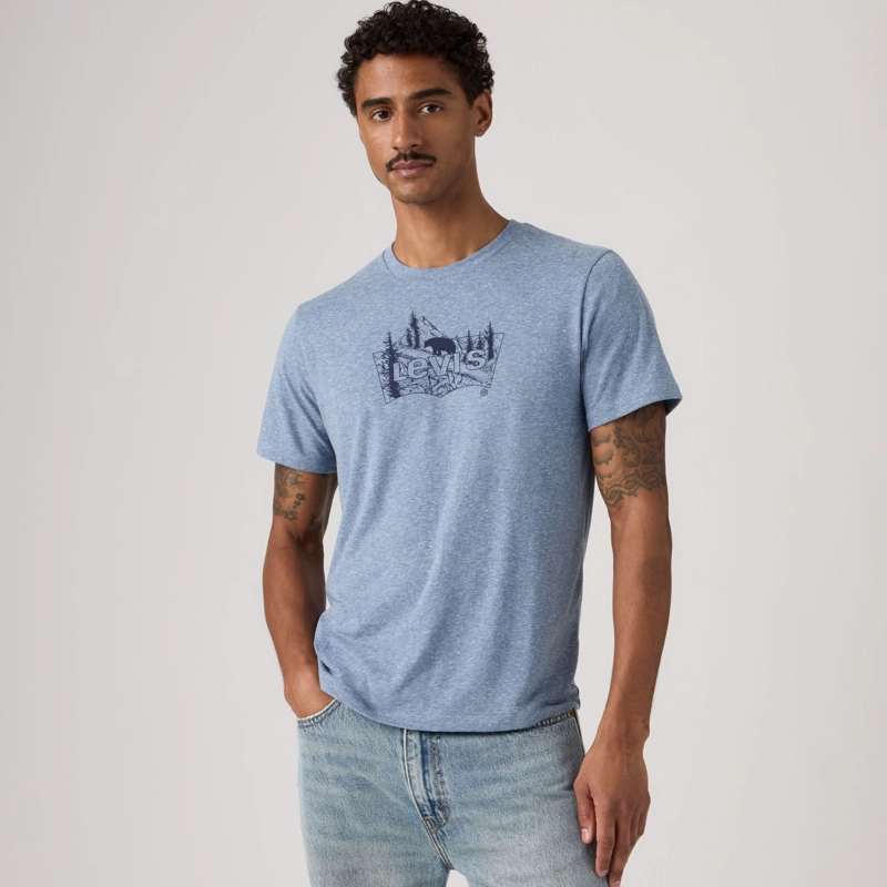 POLERA HOMBRE GRAPHIC CREWNECK TEE AZUL LEVIS 22491-2151 - 3