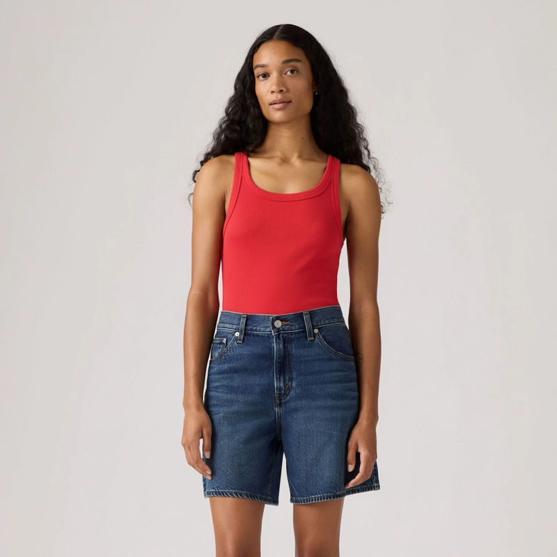POLERA MUJER ESSENTIAL RIBBED TANK ROJO LEVIS 005IN-0007 - 1