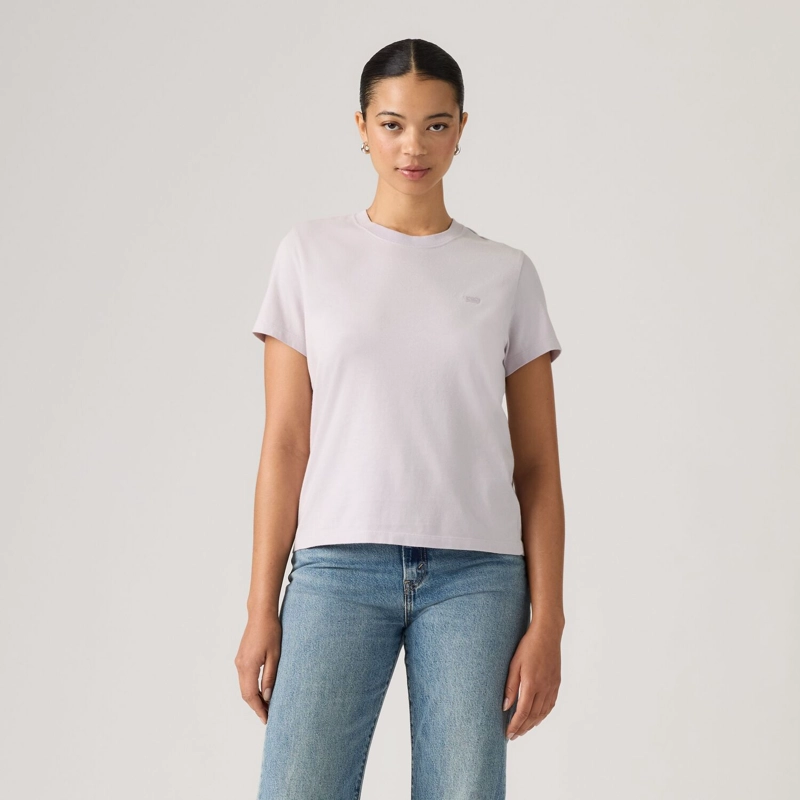 POLERA MUJER FAVORITE COTTON TEE MORADO LEVIS 005J2-0034 - 1