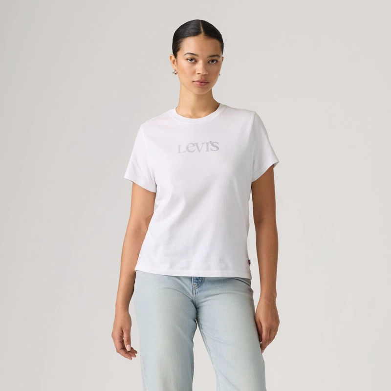 POLERA MUJER FAVORITE TEE BLANCO LEVIS 005GV-0055 - 1