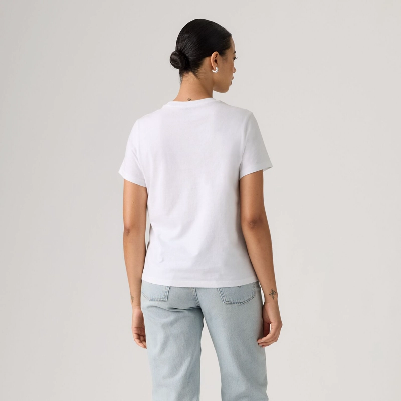 POLERA MUJER FAVORITE TEE BLANCO LEVIS 005GV-0055 - 2