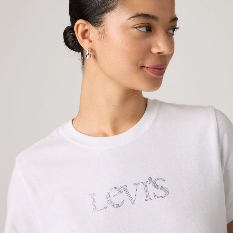 POLERA MUJER FAVORITE TEE BLANCO LEVIS 005GV-0055 - 4