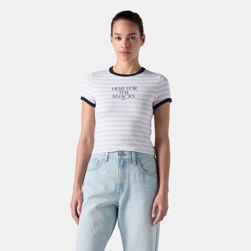 POLERA MUJER GR HAYES CROPPED BLANCO LEVIS 008A7-0006 - 1