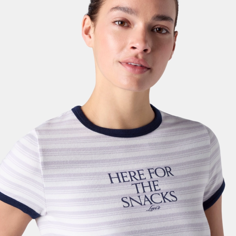 POLERA MUJER GR HAYES CROPPED BLANCO LEVIS 008A7-0006 - 4