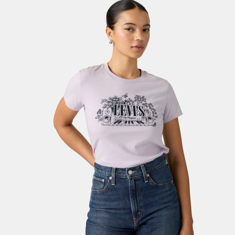 POLERA MUJER THE PERFECT TEE LAVANDA LEVIS 17369-3547 - 3
