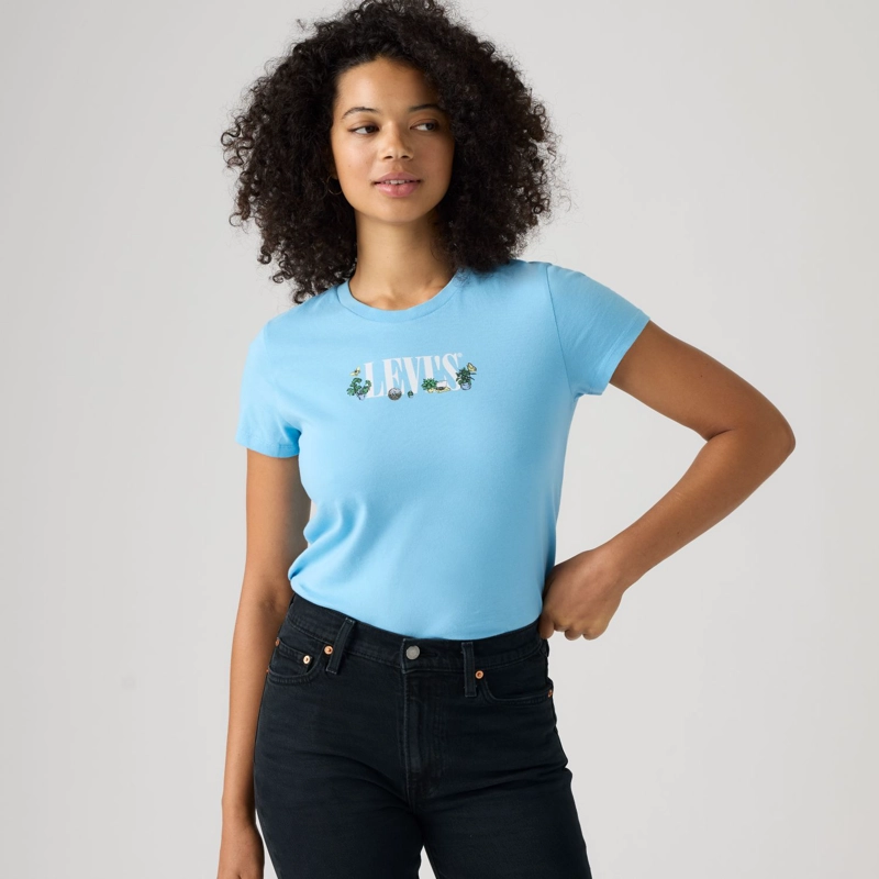POLERA MUJER THE PERFECT TEE CELESTE LEVIS 17369-3546 - 3