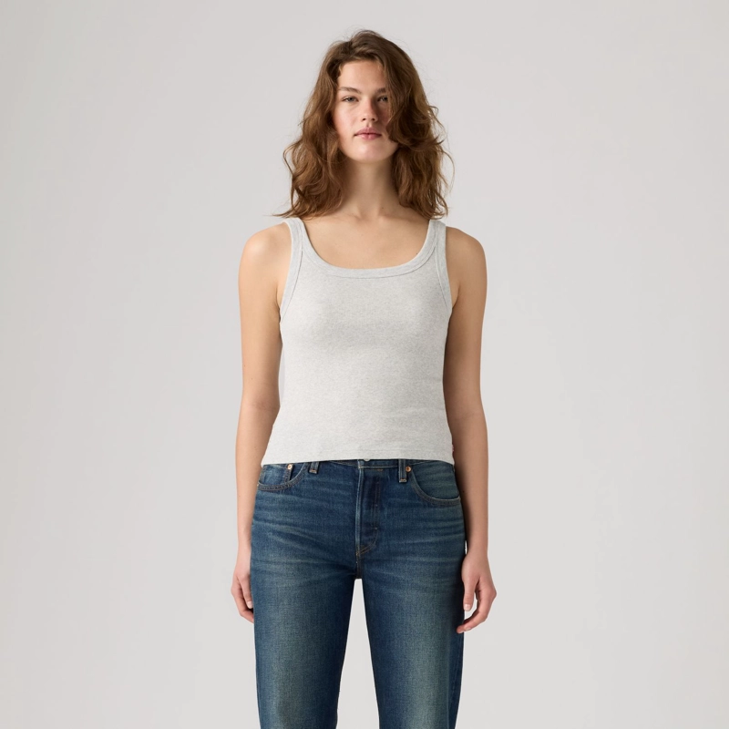 POLERA MUJER ESSENTIAL RIBBED TANK GRIS LEVIS 005IN-0013 - 1