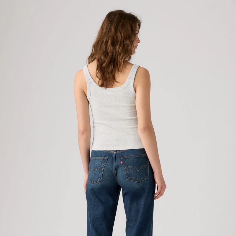 POLERA MUJER ESSENTIAL RIBBED TANK GRIS LEVIS 005IN-0013 - 2
