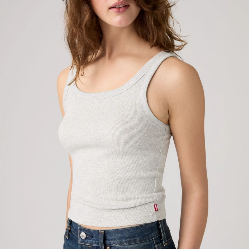 POLERA MUJER ESSENTIAL RIBBED TANK GRIS LEVIS 005IN-0013 - 4
