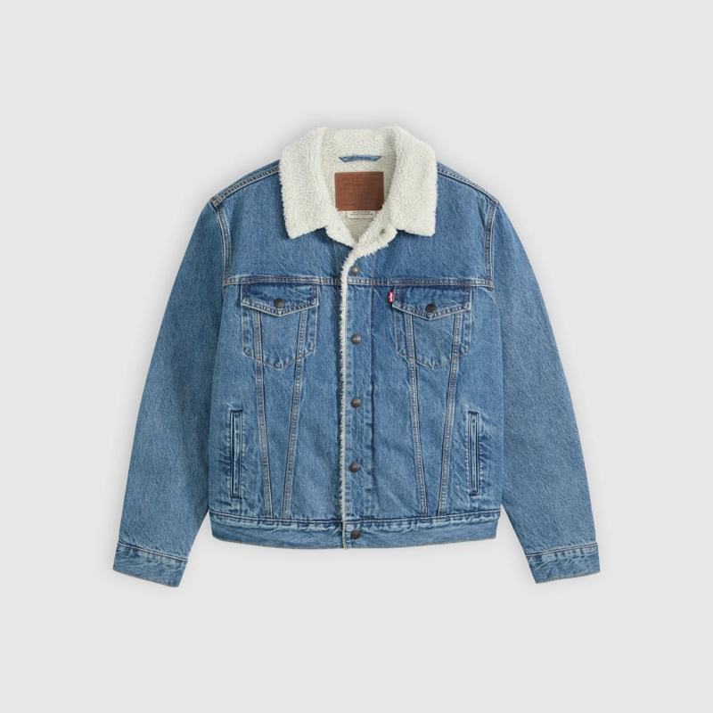 CHAQUETA HOMBRE TYPE 3 SHERPA TRUCKER AZUL LEVIS 16365-0346 - 1