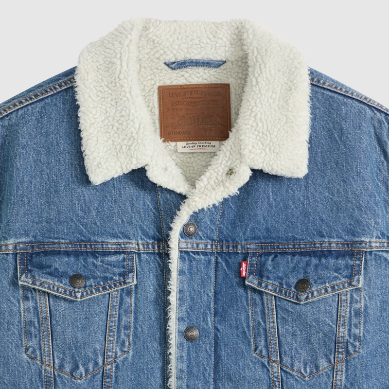 CHAQUETA HOMBRE TYPE 3 SHERPA TRUCKER AZUL LEVIS 16365-0346 - 2