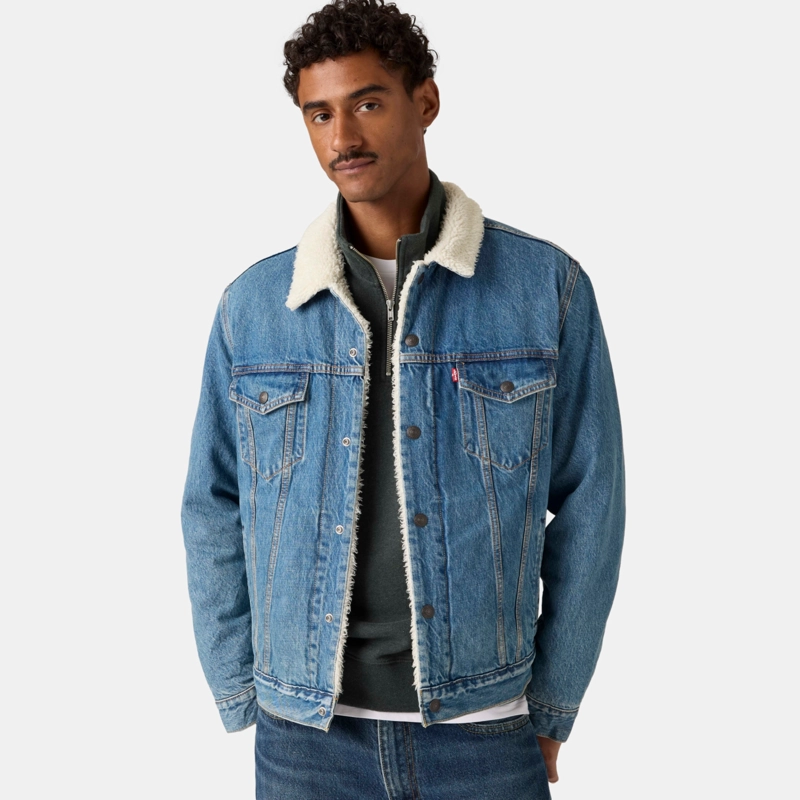 CHAQUETA HOMBRE TYPE 3 SHERPA TRUCKER AZUL LEVIS 16365-0346 - 3