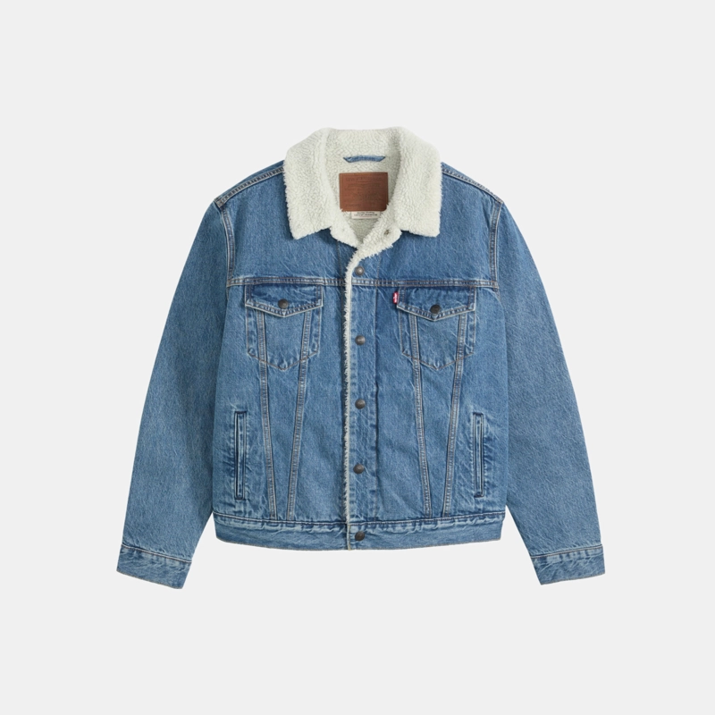 CHAQUETA HOMBRE TYPE 3 SHERPA TRUCKER AZUL LEVIS 16365-0346 - 5