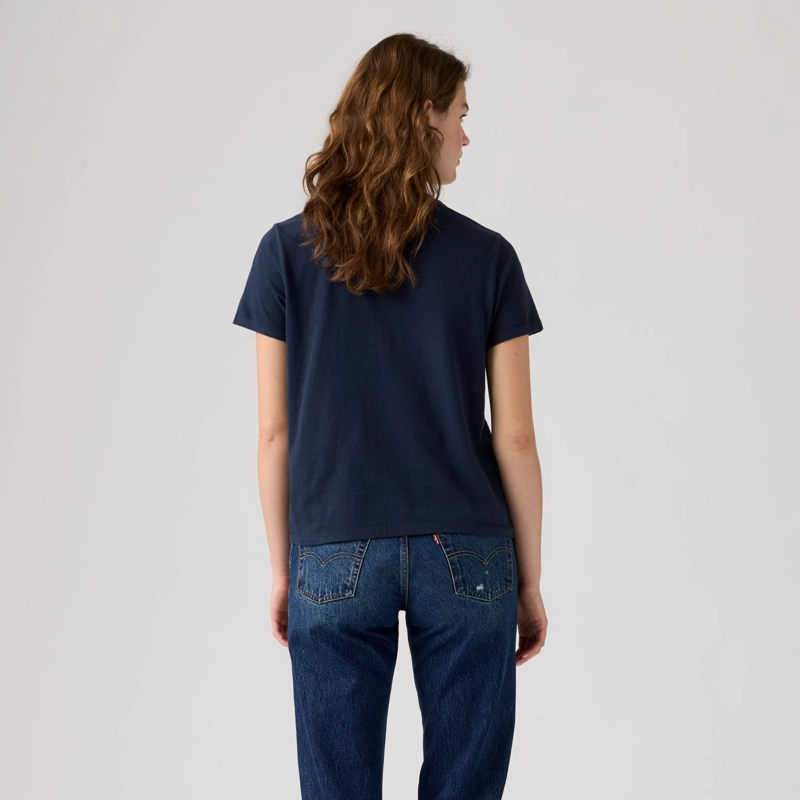 POLERA MUJER FAVORITE TEE AZUL LEVIS 005GV-0087 - 2