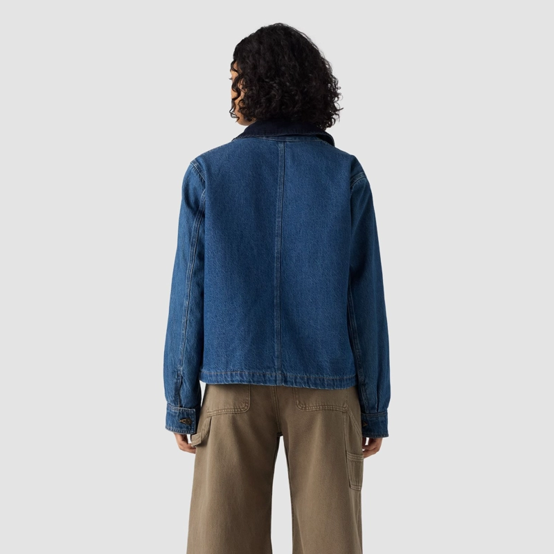 CHAQUETA MUJER BREE CROPPED CHORE AZUL LEVIS 006S6-0000 - 2