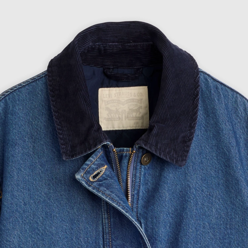 CHAQUETA MUJER BREE CROPPED CHORE AZUL LEVIS 006S6-0000 - 5